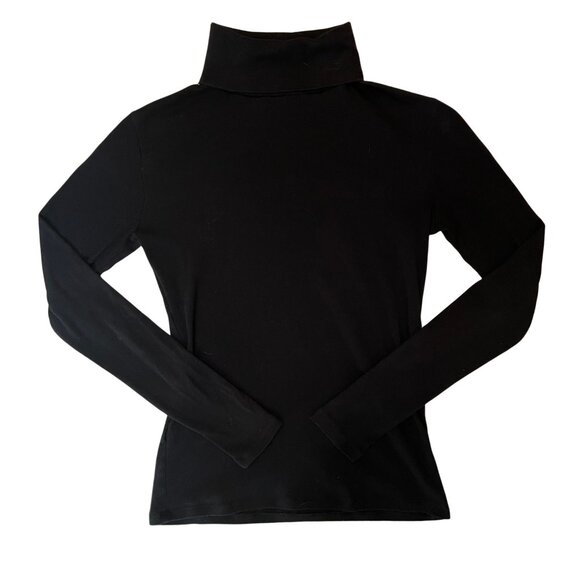 Long Sleeve Turtleneck Shirt • Black • US Small - Picture 1 of 13